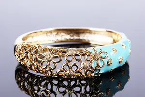 enameled gold bracelet