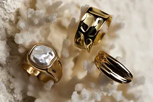 gold mens rings on coral gold mens rings on coral